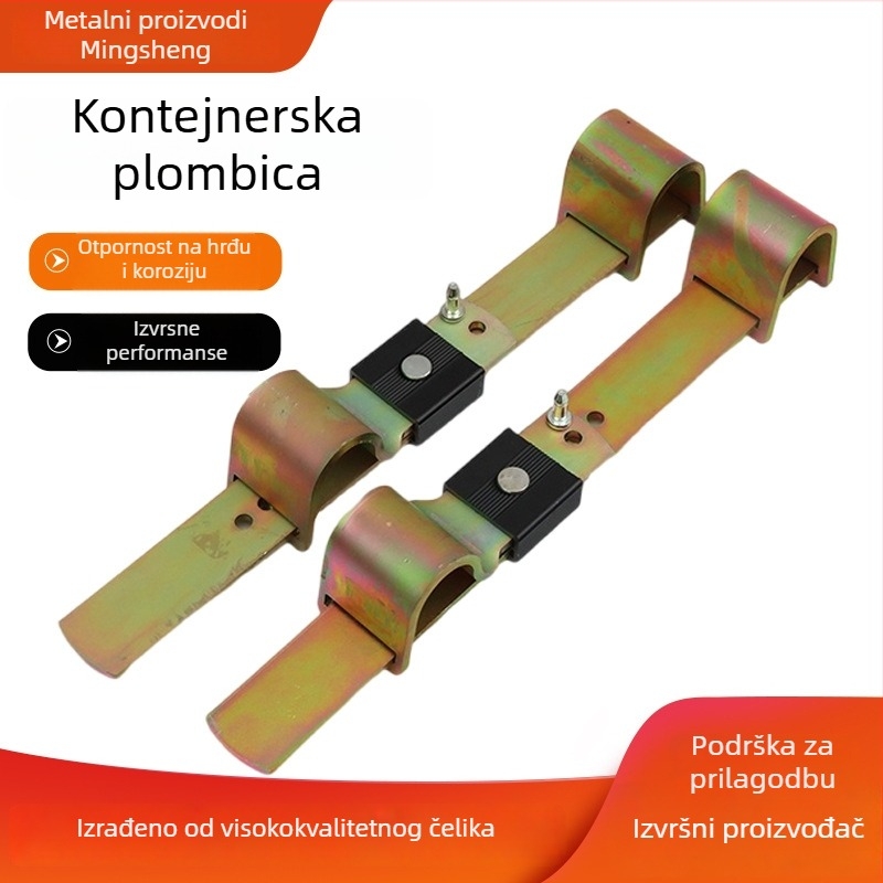 Prilagođeni veliki željezni pečat za kontejnere – olovni pečat, čelični pločasti pečat, ojačani zatvarač za morski i željeznički prijevoz