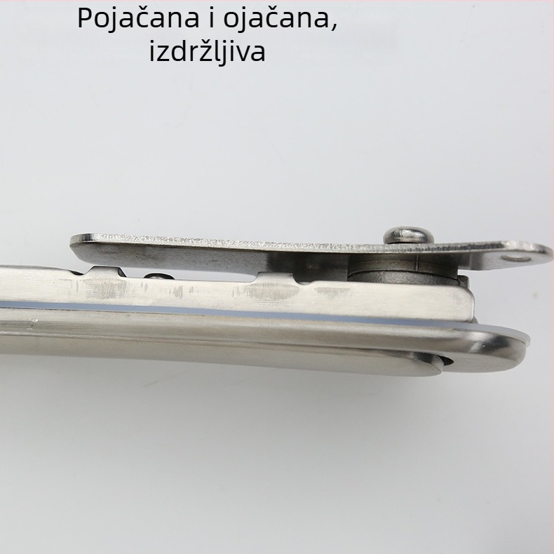 AB402 plosna zaključavka ormara, nehrđajući čelik, s ključem, montaža s utorom
