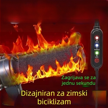 Električno grijani pokrov ručice upravljača za električna vozila; aluminijska legura; električno grijanje; standardna debljina; bez prilagođavanja