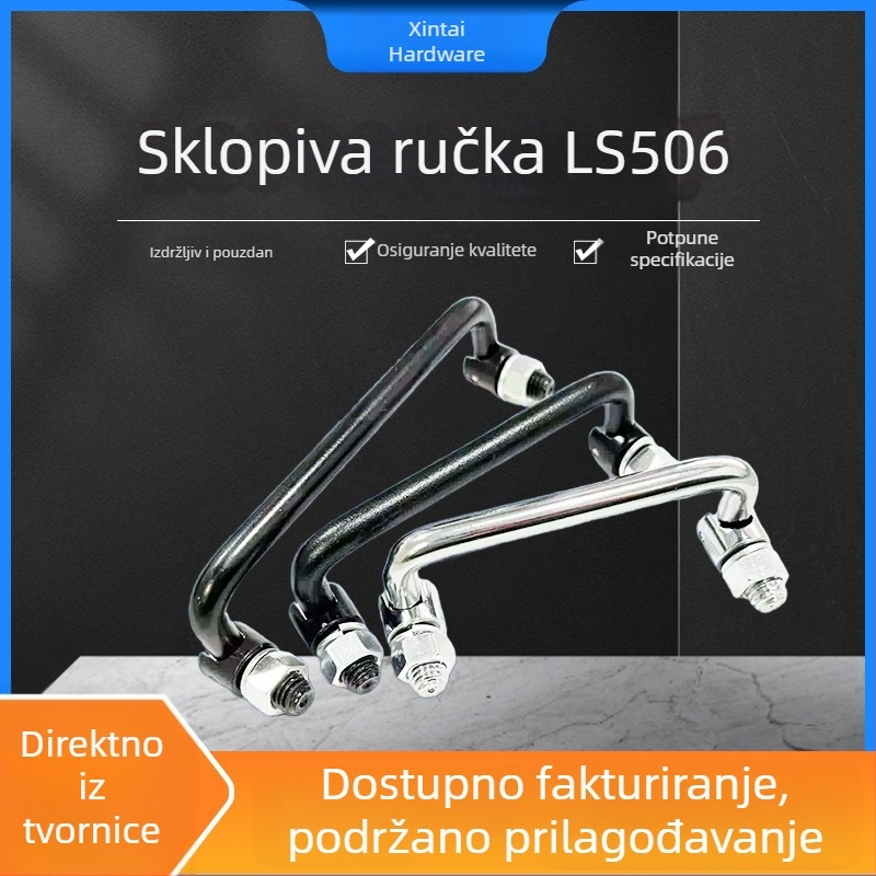 LS506 preklopna ručka od 304 nehrđajućeg čelika za industrijske ormariće, ladice i vrata