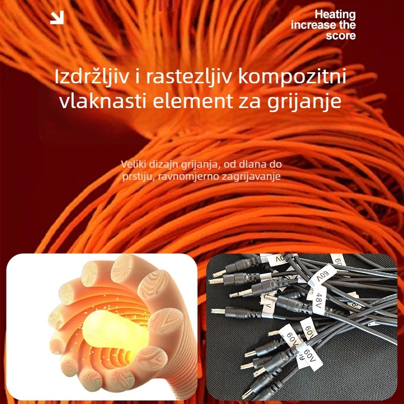 Poklopac za ručice volana s grijanjem za električna vozila – PU materijal, pogodan za električna vozila, motocikle i tricikle