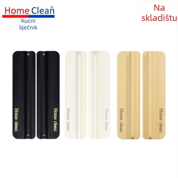Nevidljiva ultra-tanka samouključiva ručica za staklena klizna vrata; za sve vrste staklenih kliznih vrata; model 13,4 mm; materijal: plastika; postupak: injekcijsko oblikovanje; marka HOME CLEAN