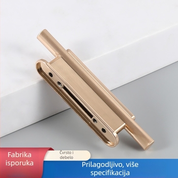 Drška za garderobu – moderan minimalistički dizajn u obliku šipke, cinkova legura, JC-2202, montaža na površinu