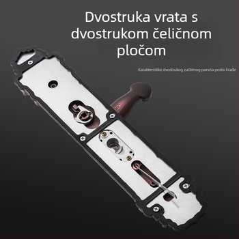 Hongshun 6005 Dugački stil kvaka za vrata od cinkovog legura s imitacijom brončane površine