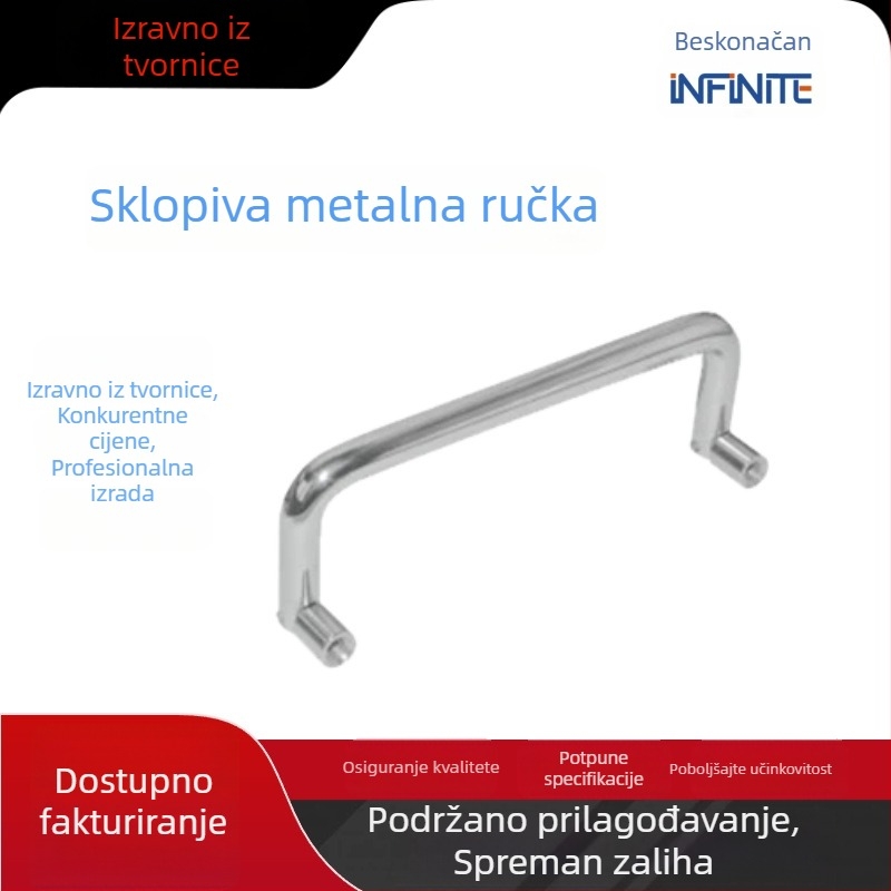 Jyad50 Držač vrata industrijskog električnog ormara od 304 nehrđajućeg čelika, U-oblik, metalna sklopiva konstrukcija