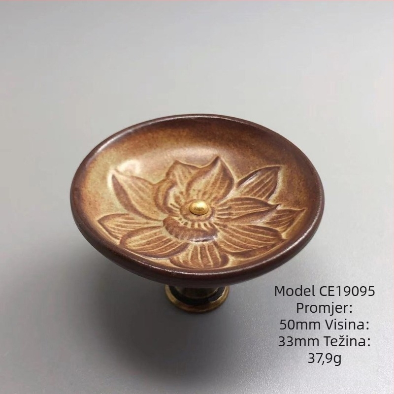 Keramička ručka za ormariće i ladice, model CE19096, ARTIC, stil Novi kineski stil, pećeno na visokoj temperaturi