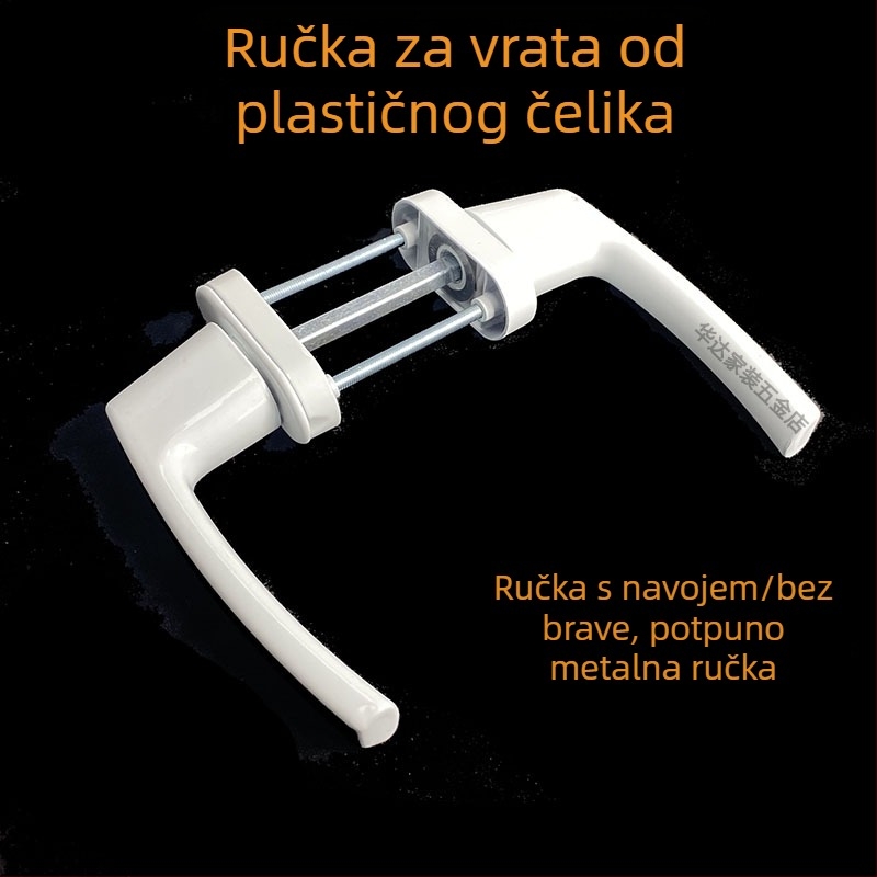 Kvaka za vrata od aluminijske legure za plastično-čelične vrata, kvaka za balkonska vrata, metalni pribor za vrata i prozore