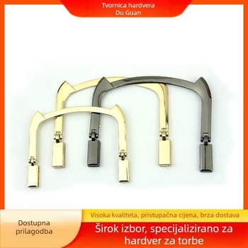 Drška za torbu u obliku glave sove od cinkove legure – model 666, All Crown, za ženske torbe