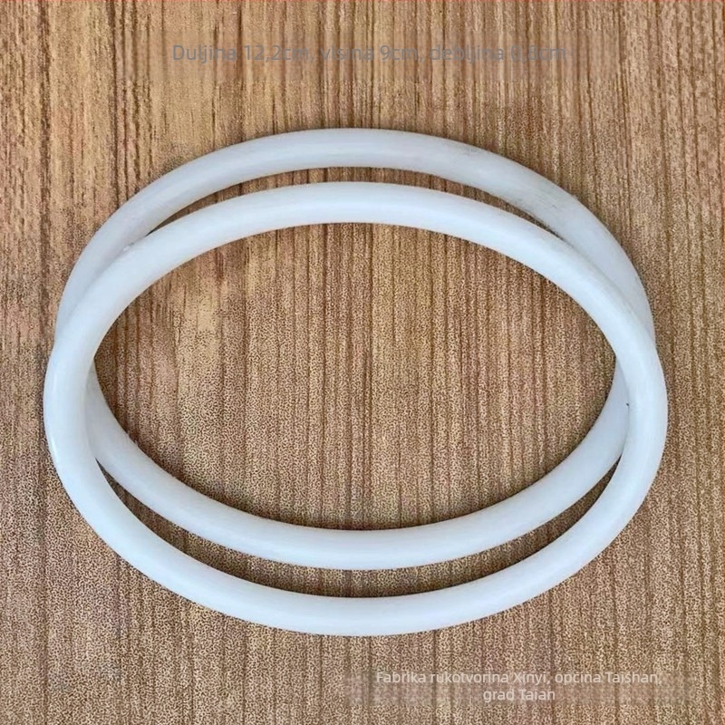 Drška za torbu s prstenom, kukičana, od LDPE plastike