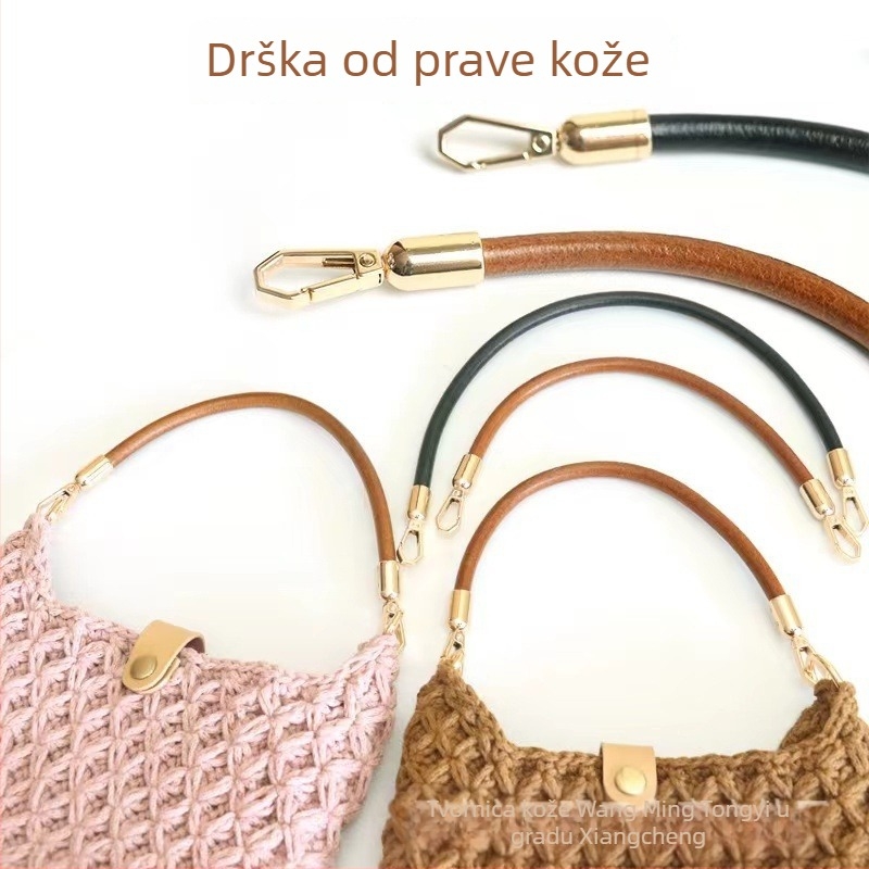 Remen za torbu od prave kože, prvi sloj kože, otporan na habanje