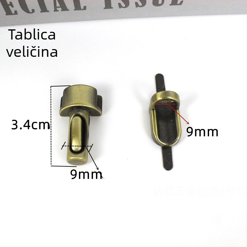 Katanac za torbu i metalni pribor – za kožne torbe (DIY)