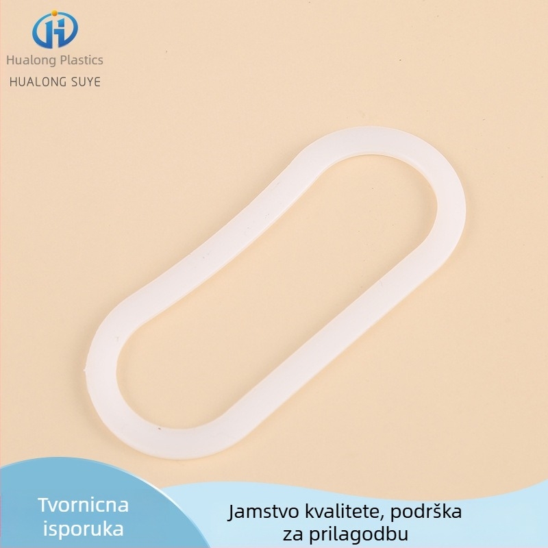 Ovalni plastični držač ručke s toplinski zatvorenim krugom za skladištenje kutija za poklone, Podrijetlo: Jiaxing Haining