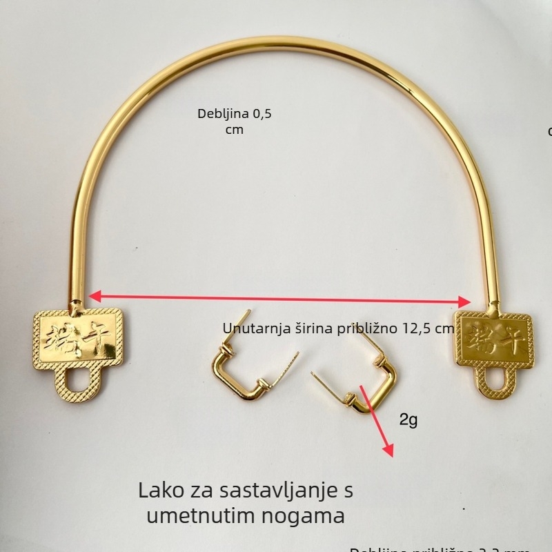 Metalna ručka-kopča za kutiju poklona, model Handle buckle, brend Long Song, porijeklo Guangzhou