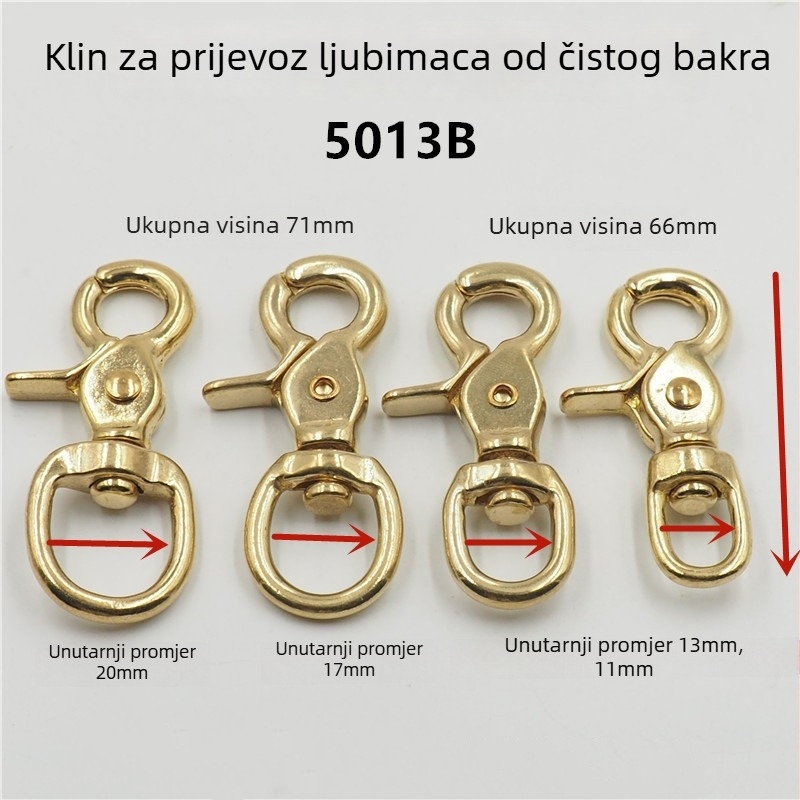 Mosazna kopča za torbe i kaiše za kućne ljubimce – proljeće 2024, gradski stil, kožni dodaci