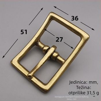 Japanska kopča od čistog bakra za torbe i kaiševe — Marka: Broken copper; Materijal: Bakar; Model: Japanska kopča od čistog bakra.