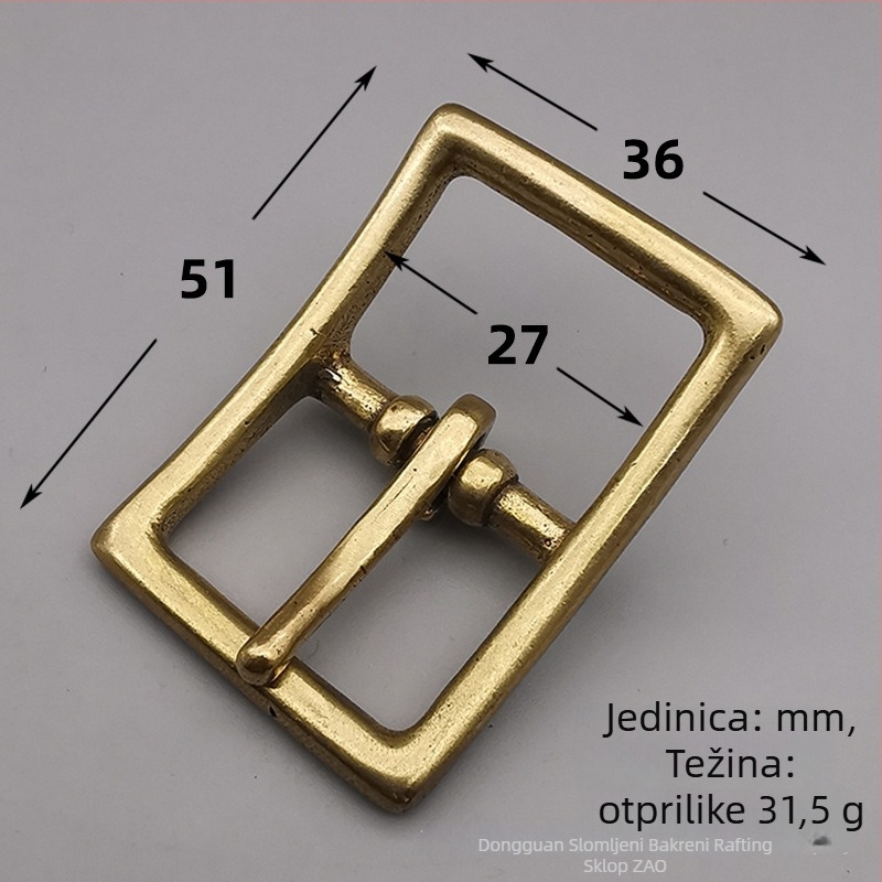 Japanska kopča od čistog bakra za torbe i kaiševe — Marka: Broken copper; Materijal: Bakar; Model: Japanska kopča od čistog bakra.