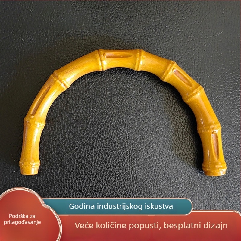 Dodatak za ručicu torbe s imitacijom bambusa, plastika, prilagodljiv, za hotelske kutije poklona i svečane kutije poklona – Gemei Crafts