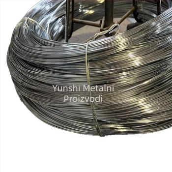Sjajna galvanizirana željezna žica za nosni prsten za kanta za led i kanta za vodu; Materijal: Q195; Prečnik presjeka: kružni; Duljina: 100; Naprezanje na rastezanje: 450-500