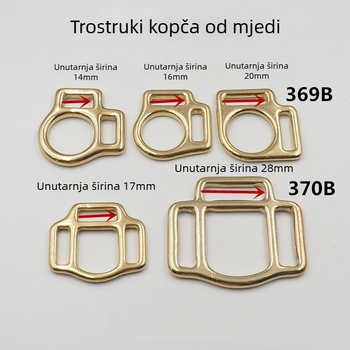 Bakar dvostruka kopča za kaiš za kućne ljubimce – Otporna na habanje, Smanjuje opterećenje, Zima 2020