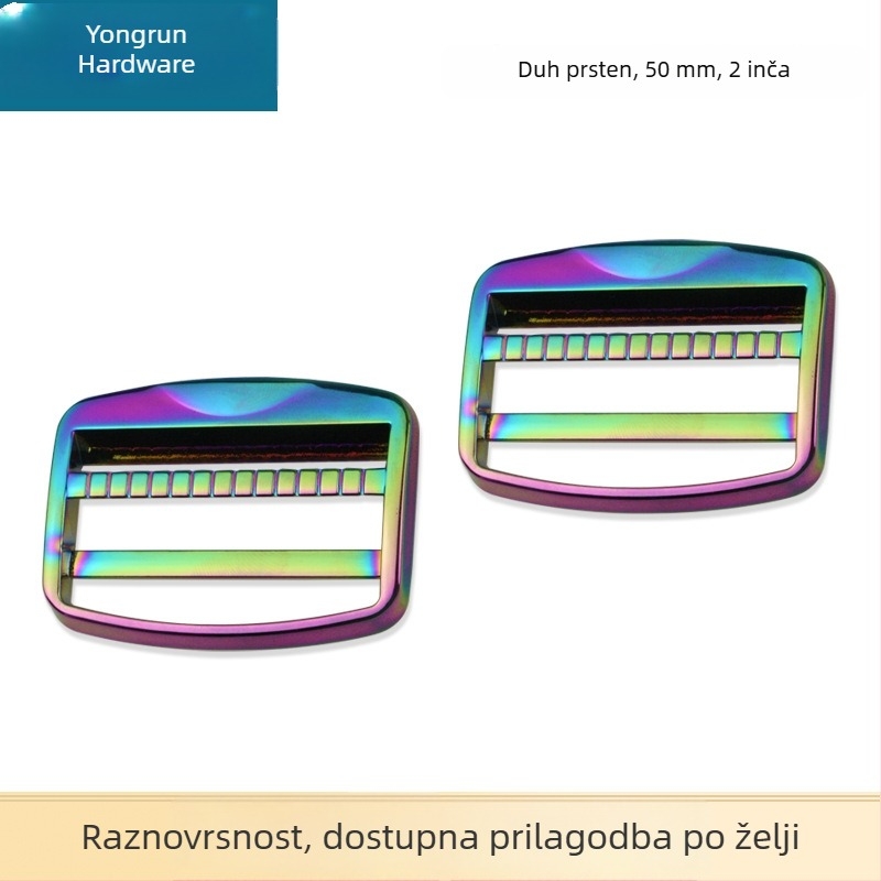 Metalna kopča za torbu i kaiš, otporna na habanje, podesiva, unutarnji promjer 5 cm