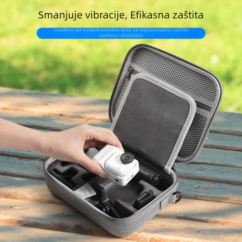 Nylon torbica za kameru za Insta360 Go Ultra, vodootporna, Lycra podstava, 10 L kapacitet, nošenje preko ramena