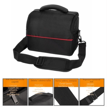 Torba za DSLR fotoaparat, Corduroy materijal, ruksak-stil, unisex, kućno skladištenje