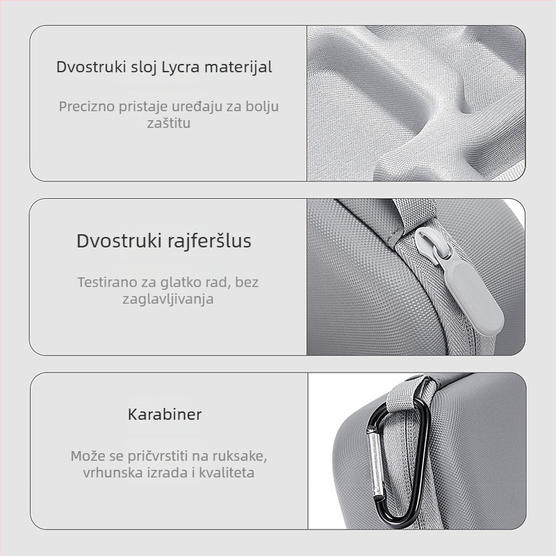 Čvrsta zaštitna kutija za DJI Osmo Nano kameru – PU+Lycra, vodootporna, otporna na habanje, otporna na udarce, prijenosna