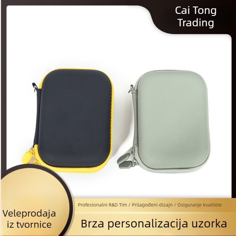 Kamera s tvrdom kućištem – univerzalni zaštitni spremnik, otporan na prašinu i udarce, EVA; 103 g; podstava: poliester; kompatibilno s Kodak F9/H35/F8/501F/M35/Hanyin Z1/Z2, Canon Ivy i Ivy2 Mini
