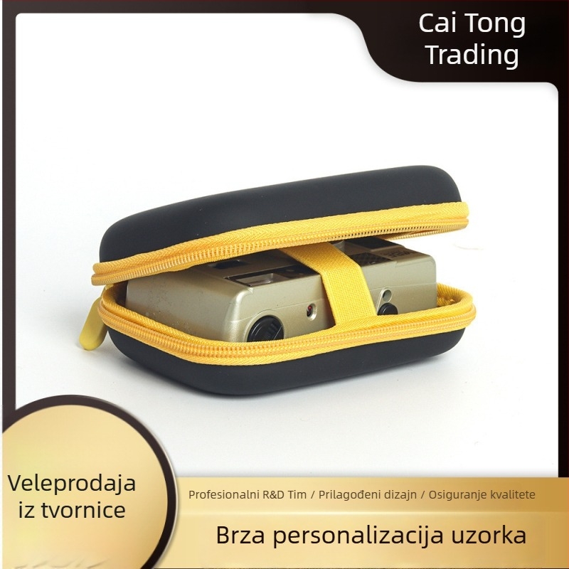 Kamera s tvrdom kućištem – univerzalni zaštitni spremnik, otporan na prašinu i udarce, EVA; 103 g; podstava: poliester; kompatibilno s Kodak F9/H35/F8/501F/M35/Hanyin Z1/Z2, Canon Ivy i Ivy2 Mini