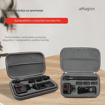 Torba za zaštitu kamere Insta360 Acepro2, vodootporna i prijenosna (Materijal: tkanina; Marka: Amai; Kompatibilno: 360acepro; Težina: 390 g)