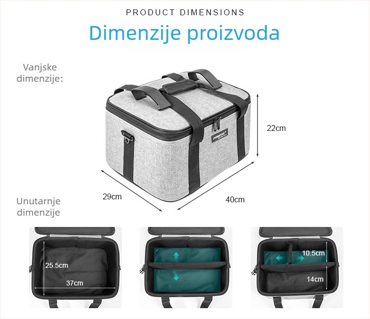 FOMITO torba za DSLR fotografiju s remenom i rasvjetom, platno + tvrda ploča, 2,8 kg