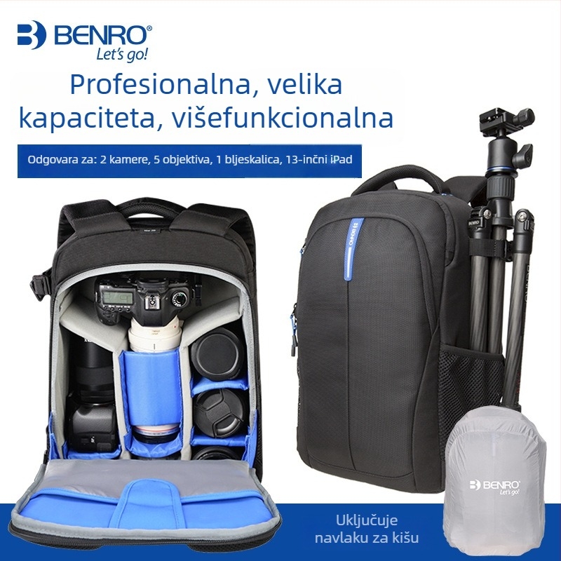 Benro DSLR planinarska torba - lagana, profesionalna torba za foto opremu s velikim kapacitetom