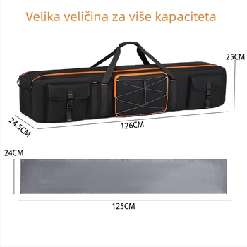 Torba za pričvršćivanje stativa za kameru - Oxford tkanina, vodootporna i otporna na habanje, zatvaranje na zip, naramenica i mekana drška