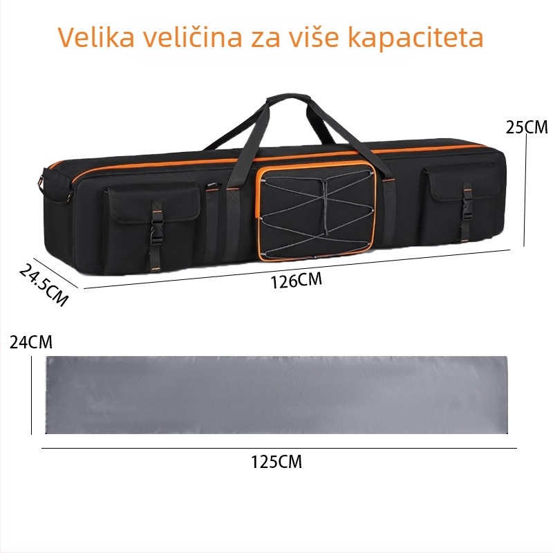 Torba za pričvršćivanje stativa za kameru - Oxford tkanina, vodootporna i otporna na habanje, zatvaranje na zip, naramenica i mekana drška