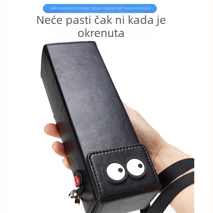 Torba za kameru za DJI Pocket 3 – PU kožna zaštitna torbica, crossbody remen, vodootporna, magnetska kopča, prilagodljiva