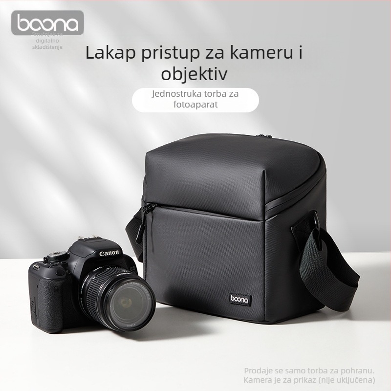 Torba za fotoaparat od Oxford platna, ramni stil, gradska jednostavnost, zaštita od potresa, unisex