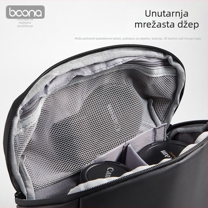 Torba za fotoaparat od Oxford platna, ramni stil, gradska jednostavnost, zaštita od potresa, unisex