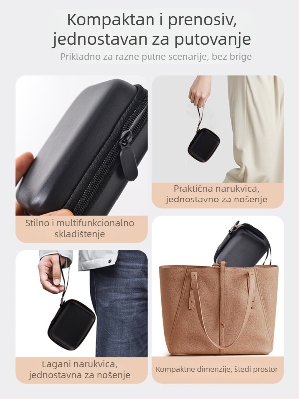 Prijenosna torbica za CCD kameru s EVA čvrstim kućištem, vodootporna, otporna na padove, PU podstava