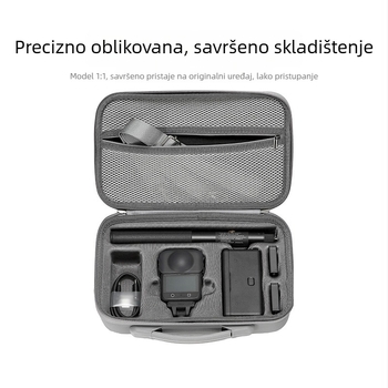 Torba za kameru DJI OSMO360 – PU materijal, prozračna, vodootporna i antibakterijska; torba za rame u urbano minimalističkom stilu; unutarnja podstava od najlona.