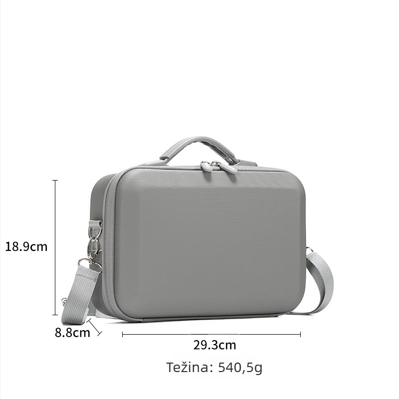 Torba za kameru DJI OSMO360 – PU materijal, prozračna, vodootporna i antibakterijska; torba za rame u urbano minimalističkom stilu; unutarnja podstava od najlona.