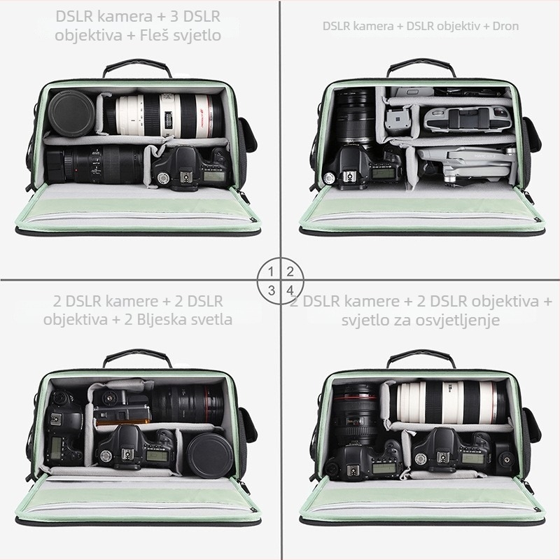 Puluz Fat Cow Vodootporna torba za rame za digitalni fotoaparat – vanjska upotreba, univerzalni model, težina 1 kg