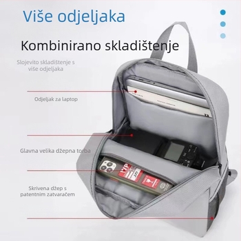 Torba za fotoaparat s kariranim uzorkom, od najlona, unisex, proljeće 2024