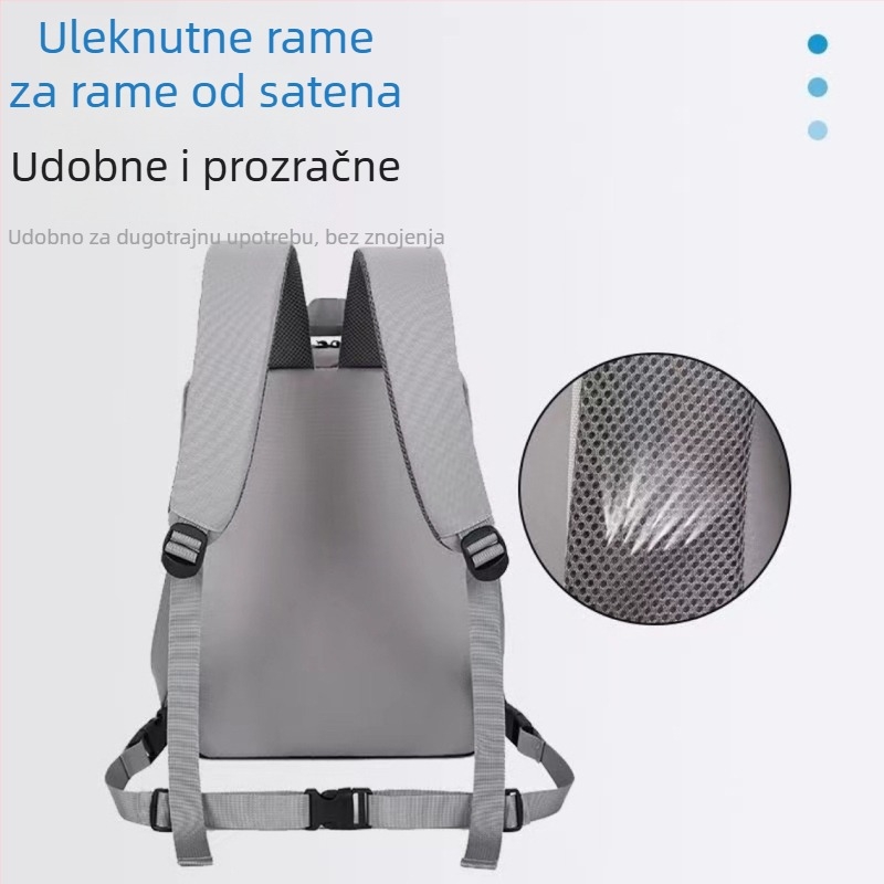 Torba za fotoaparat s kariranim uzorkom, od najlona, unisex, proljeće 2024