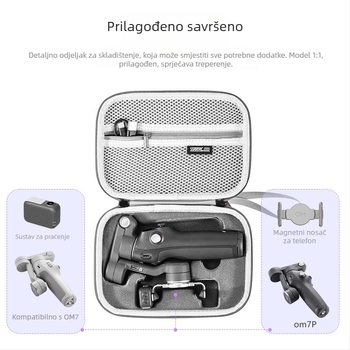 STARTRC PU torbica za Osmo OM7 PRO/OM7 gimbal stabilizator – prijenosna futrola za mobitel, vanjska upotreba, težina 250 g
