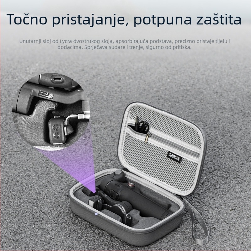 STARTRC PU torbica za Osmo OM7 PRO/OM7 gimbal stabilizator – prijenosna futrola za mobitel, vanjska upotreba, težina 250 g