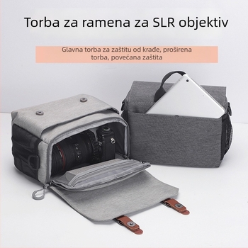 Torba za SLR fotoaparat od corduroya, unisex, lansirana proljeće 2018, za kućno skladištenje