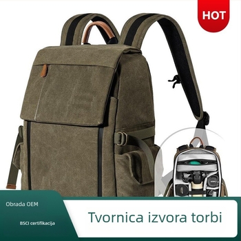 Torba za SLR fotoaparat s pretincem za stativ - vodootporna, otporna na habanje, protiv krađe, najlon