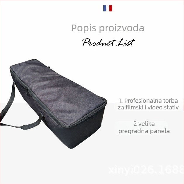 Xinyi Torba za filmsku i televizijsku rasvjetu uz fotoaparat, Set stativa, Prijenosni nosač lampe, Debeli pjenušasti ulošak