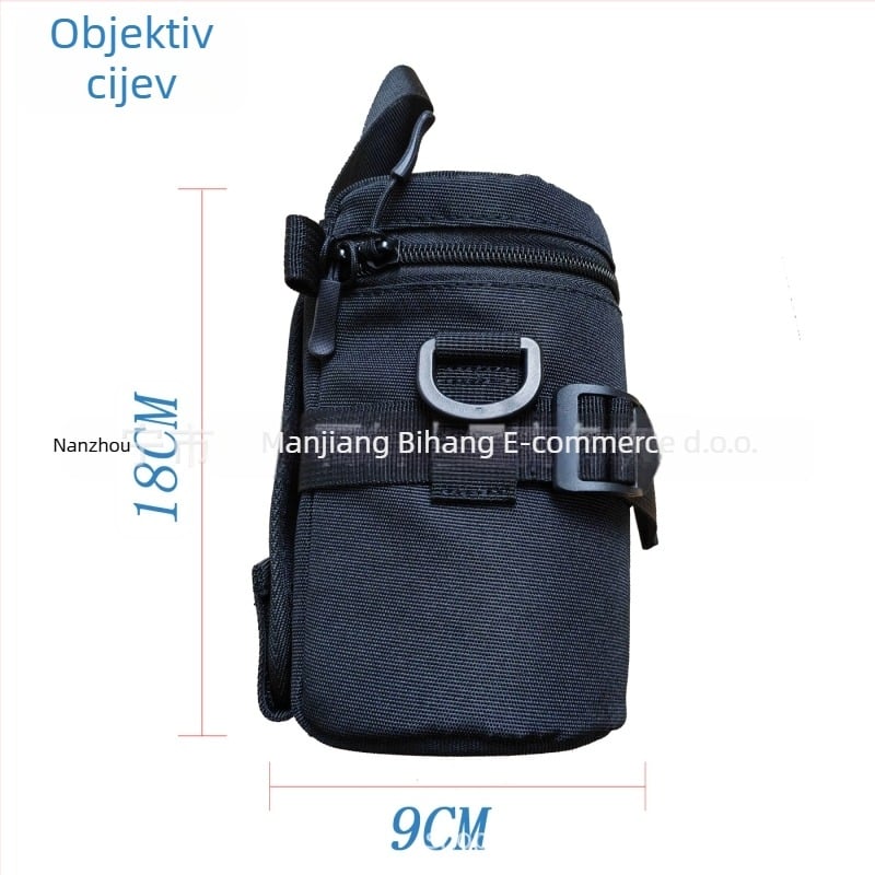 Pas za kameru SLR s zakrivljenim naramenicom – najlonska fanny pack za vanjsku fotografiju, ultra lagan, otporan na habanje, proširiv