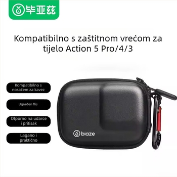 Torba za pohranu i zaštitno kućište za GoPro akcijsku kameru XJ15; kompatibilno s Insta360 Ace Pro; opće namjene; težina 3001; sadržaj paketa: torba za pohranu i TPE